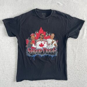 Dogg Supply Snoop Dogg Cali To Canada T-Shirt‎ Mens Medium Black Rap Tee Concert